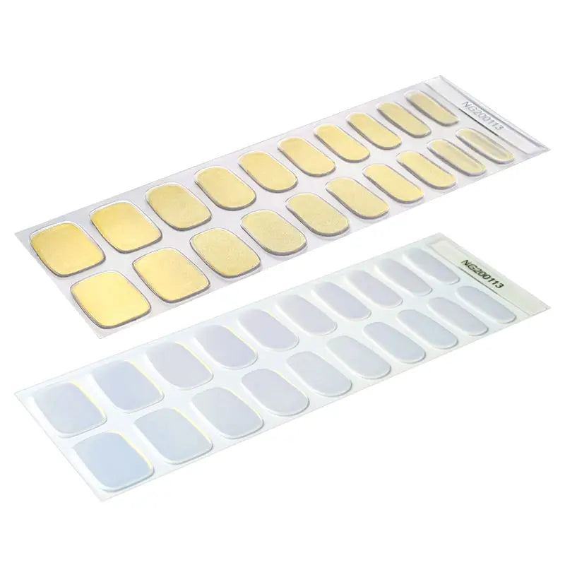 Light Blue — Semi-Cured Gel Nail Wraps