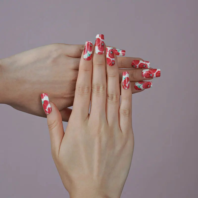 Amaryllis — Semi-Cured Gel Nail Wraps