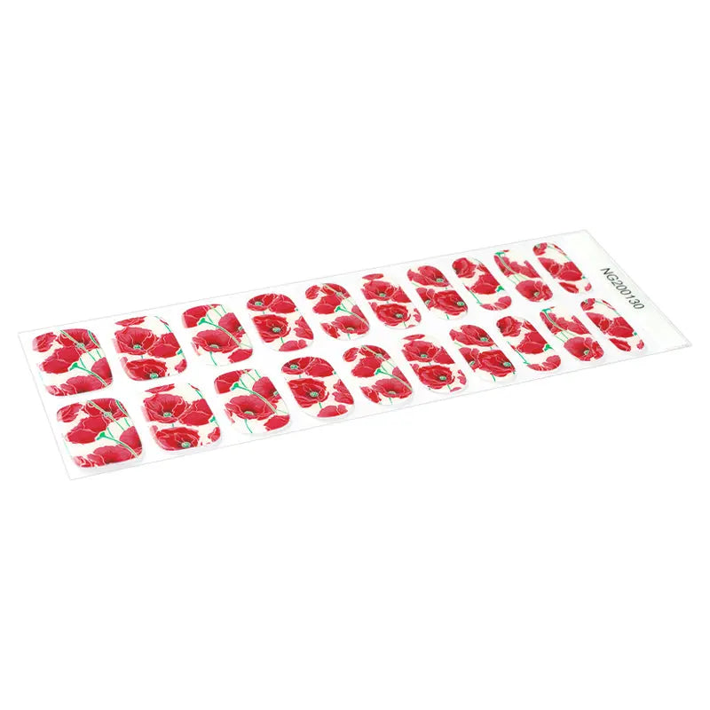 Amaryllis — Semi-Cured Gel Nail Wraps