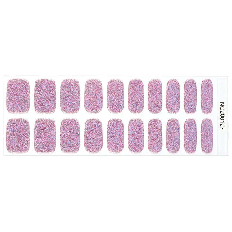 Pink Rose — Semi-Cured Gel Nail Wraps