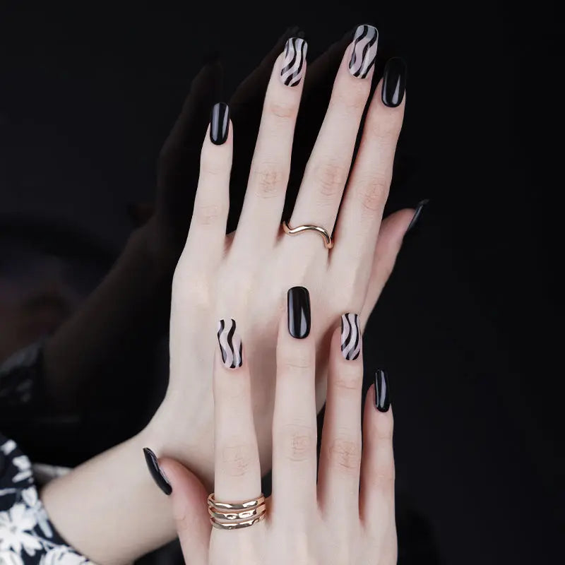 Black White Creative — Semi-Cured Gel Nail Wraps