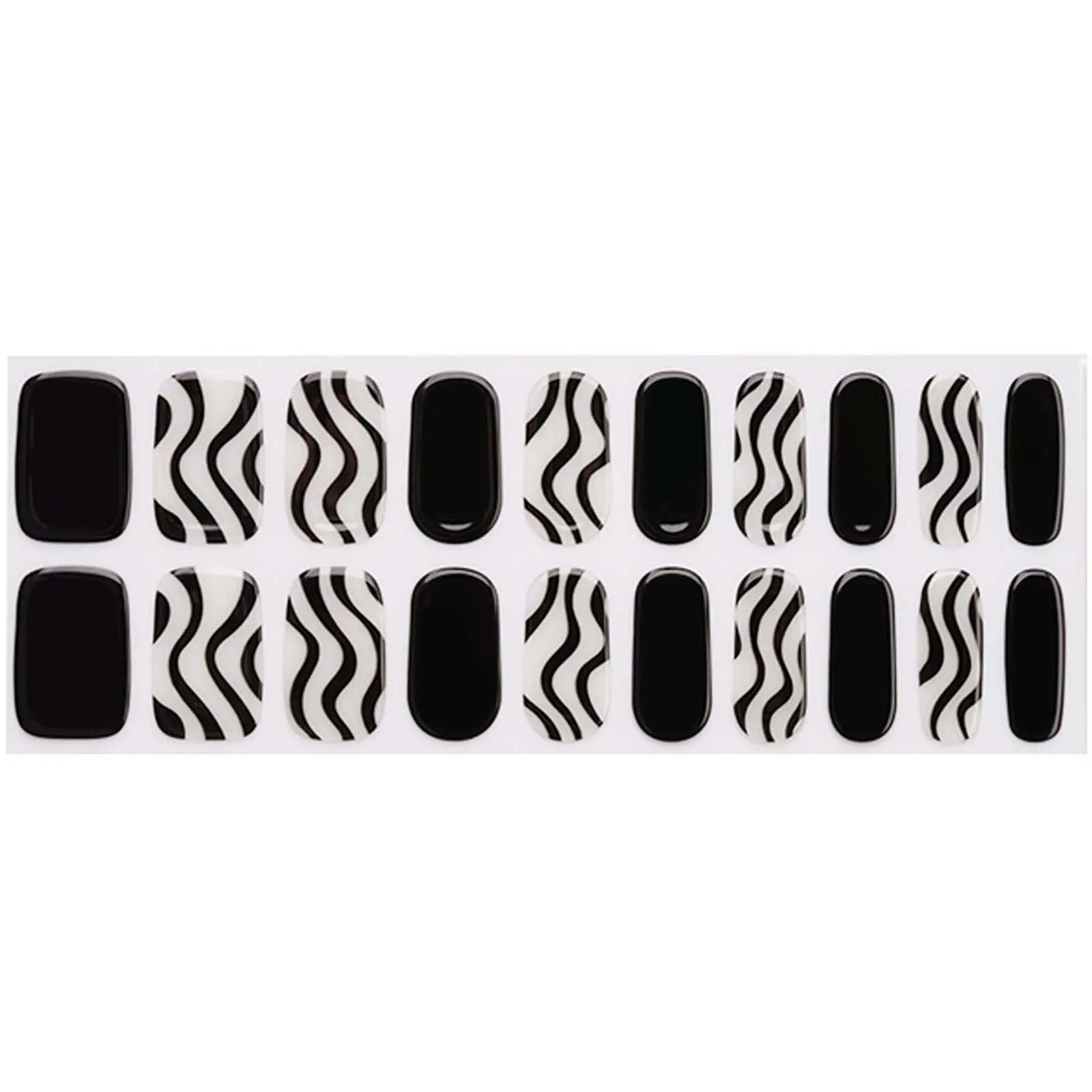 Black White Creative — Semi-Cured Gel Nail Wraps