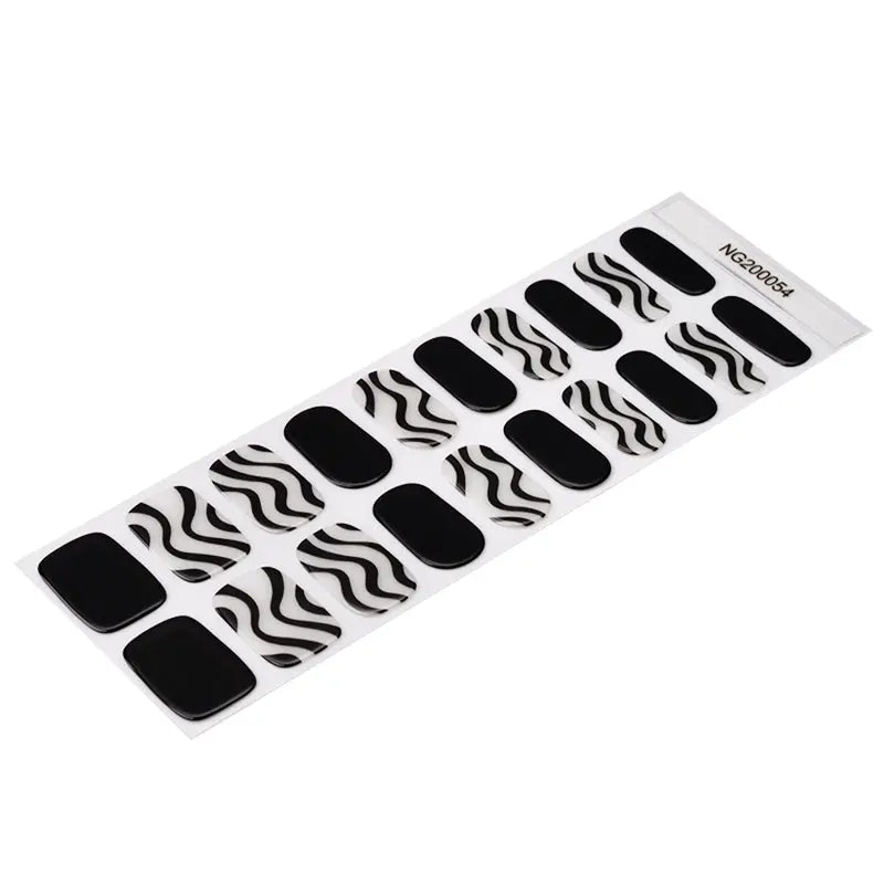 Black White Creative — Semi-Cured Gel Nail Wraps