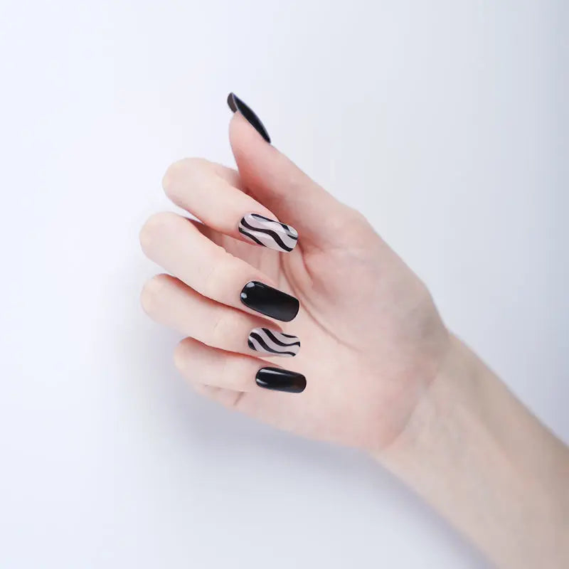Black White Creative — Semi-Cured Gel Nail Wraps