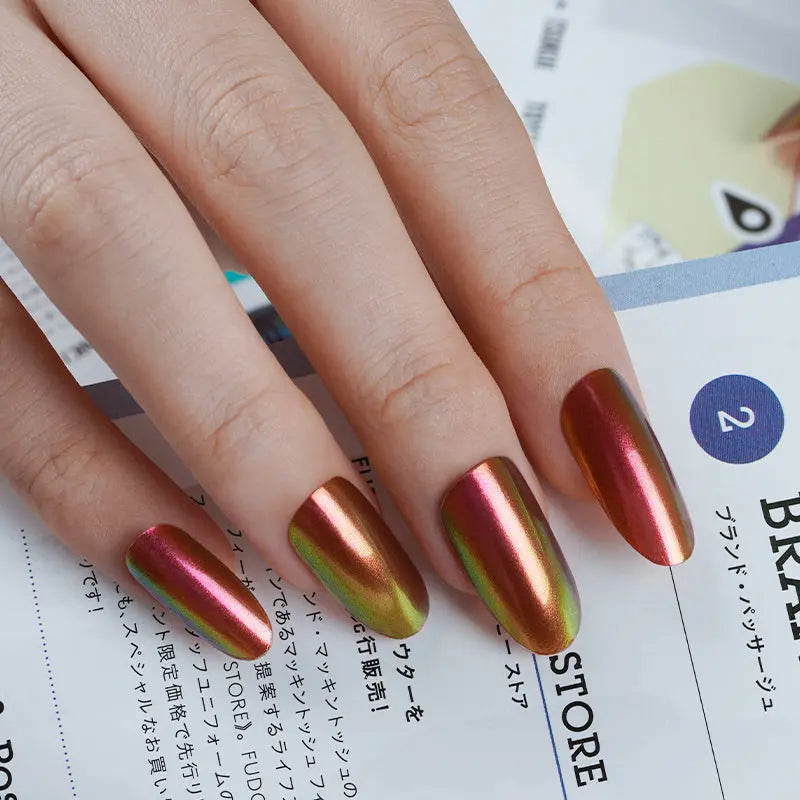 Aurora Corn Poppy — Semi-Cured Gel Nail Wraps