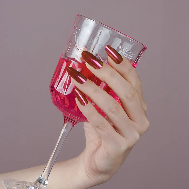 Aurora Corn Poppy — Semi-Cured Gel Nail Wraps