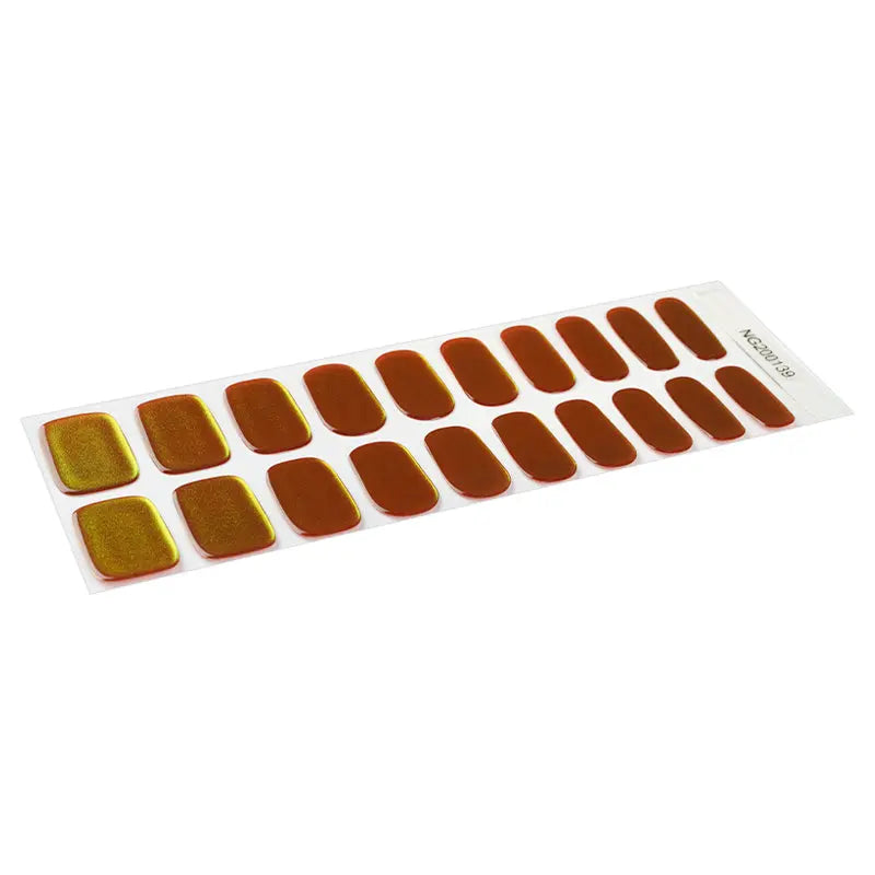 Aurora Corn Poppy — Semi-Cured Gel Nail Wraps