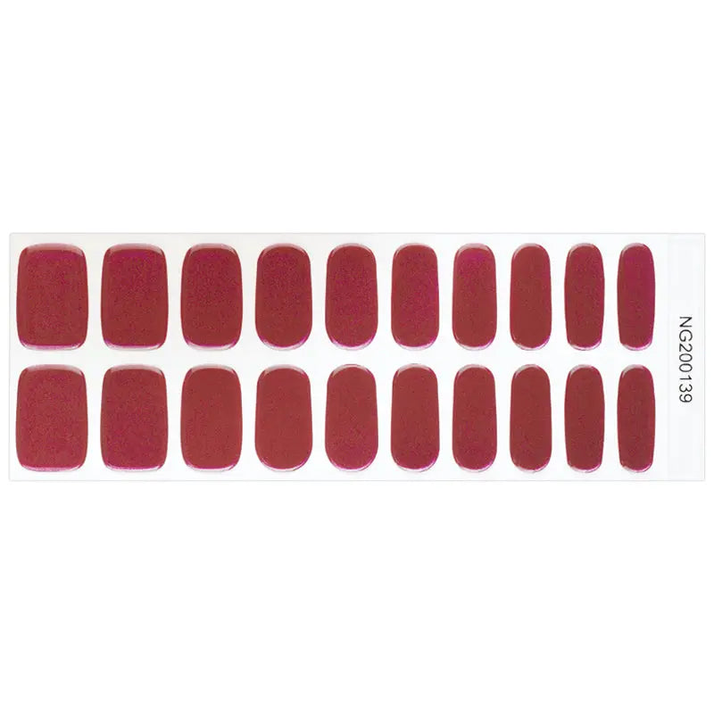 Aurora Corn Poppy — Semi-Cured Gel Nail Wraps