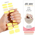 Yellow — Semi-Cured Gel Nail Wraps