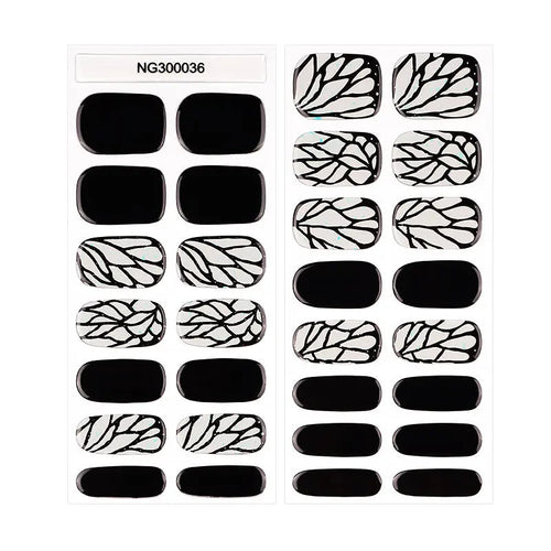 Brocade Strips Designs — Semi-Cured Gel Nail Wraps