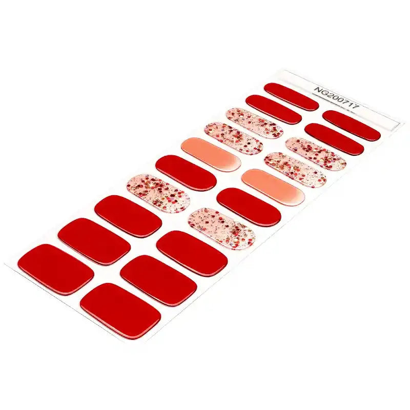 Confetti Glitter — Semi-Cured Gel Nail Wraps