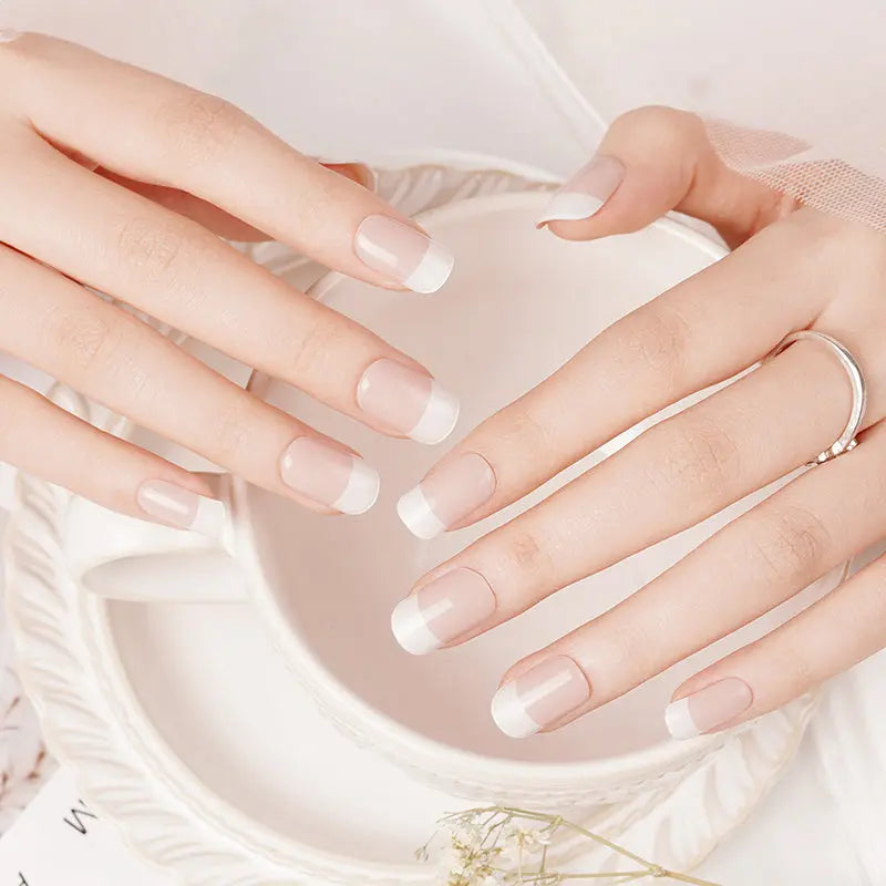 Gel French — Semi-Cured Gel Nail Wraps