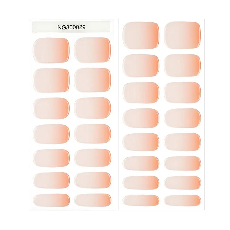 Ombre Strips Summer Designs — Semi-Cured Gel Nail Wraps