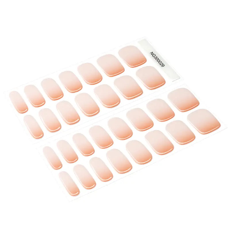Ombre Strips Summer Designs — Semi-Cured Gel Nail Wraps