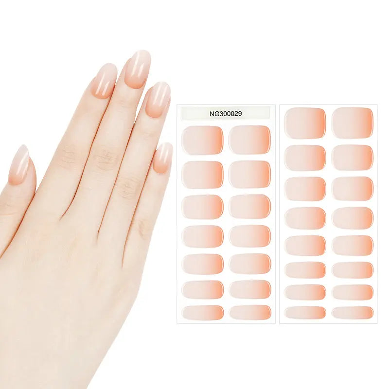 Ombre Strips Summer Designs — Semi-Cured Gel Nail Wraps