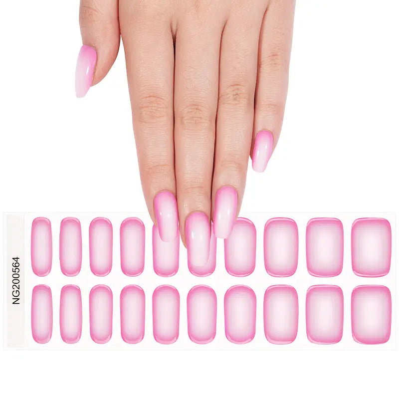 Fashion-Forward Nail Wraps For Resale — Semi-Cured Gel Nail Wraps