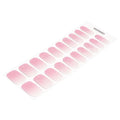 Pink Snowflake Winter Wonderland Collection — Semi-Cured Gel Nail Wraps