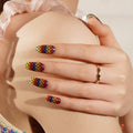 Rainbow Mermaid Scale – Gel Finish Self-Adhesive Strips For & — Semi-Cured Gel Nail Wraps
