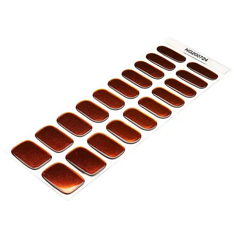 Red Mirror — Semi-Cured Gel Nail Wraps
