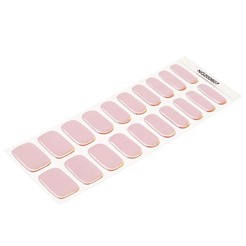 Reverse Gel Stickers Gel Suppliers — Semi-Cured Gel Nail Wraps