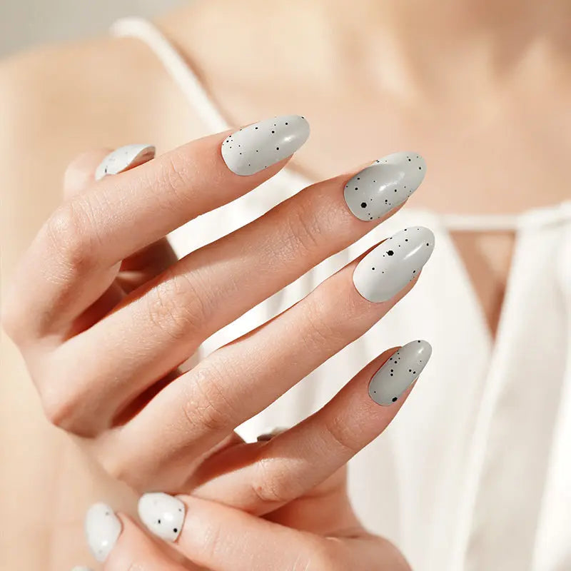 Strip Confetti Sticker — Semi-Cured Gel Nail Wraps