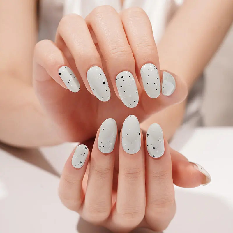 Strip Confetti Sticker — Semi-Cured Gel Nail Wraps