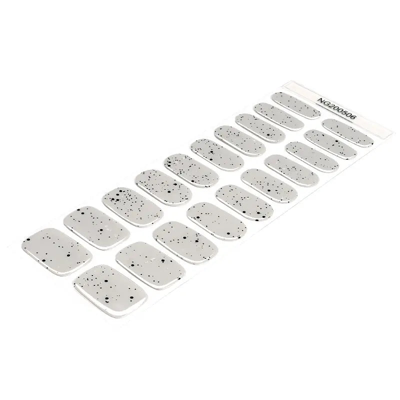 Strip Confetti Sticker — Semi-Cured Gel Nail Wraps
