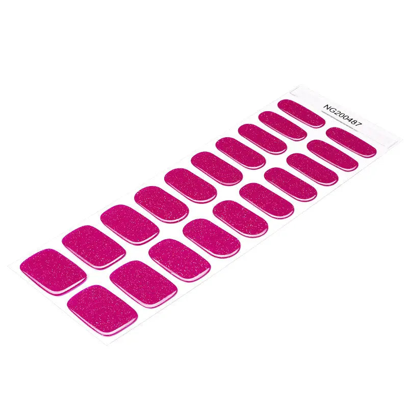 Strip Barbie Pink Sticker — Semi-Cured Gel Nail Wraps