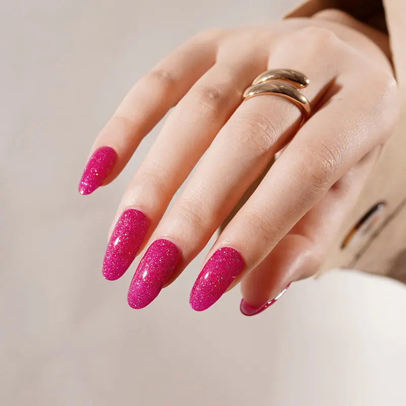 Strip Barbie Pink Sticker — Semi-Cured Gel Nail Wraps