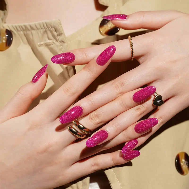 Strip Barbie Pink Sticker — Semi-Cured Gel Nail Wraps