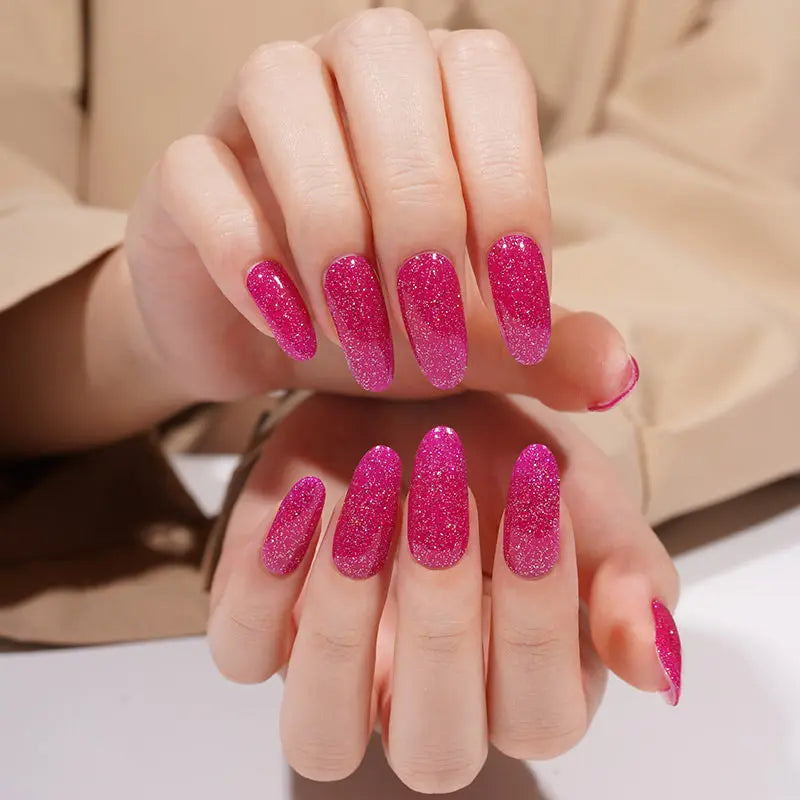Strip Barbie Pink Sticker — Semi-Cured Gel Nail Wraps