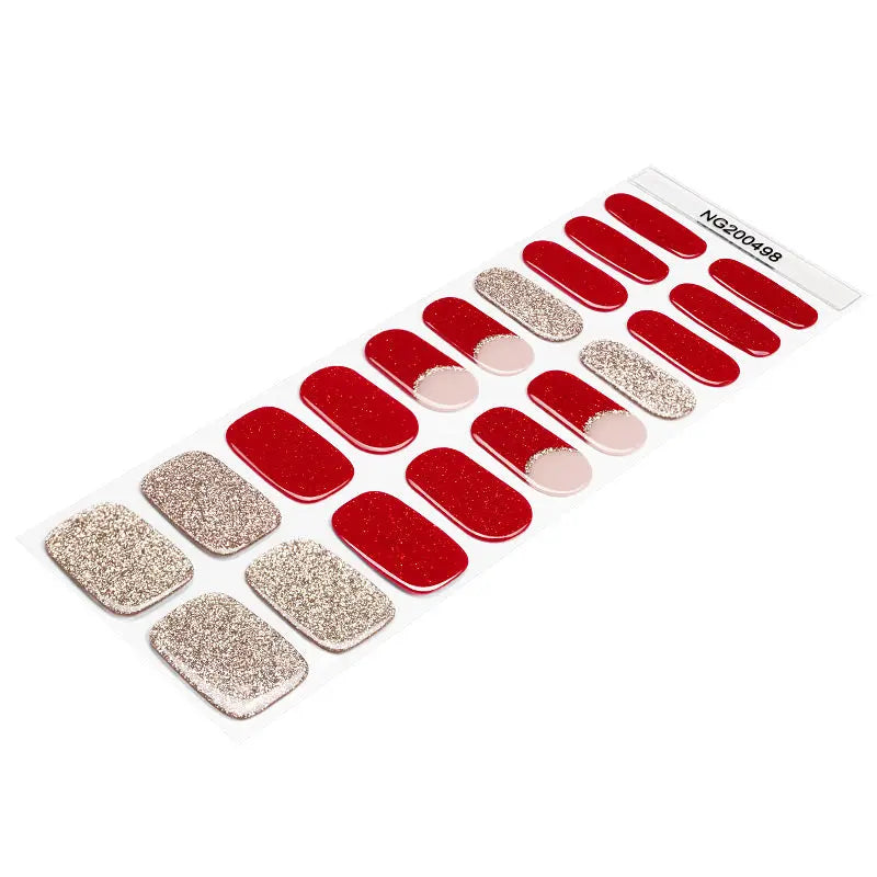 Strip Chinese New Year Sticker — Semi-Cured Gel Nail Wraps