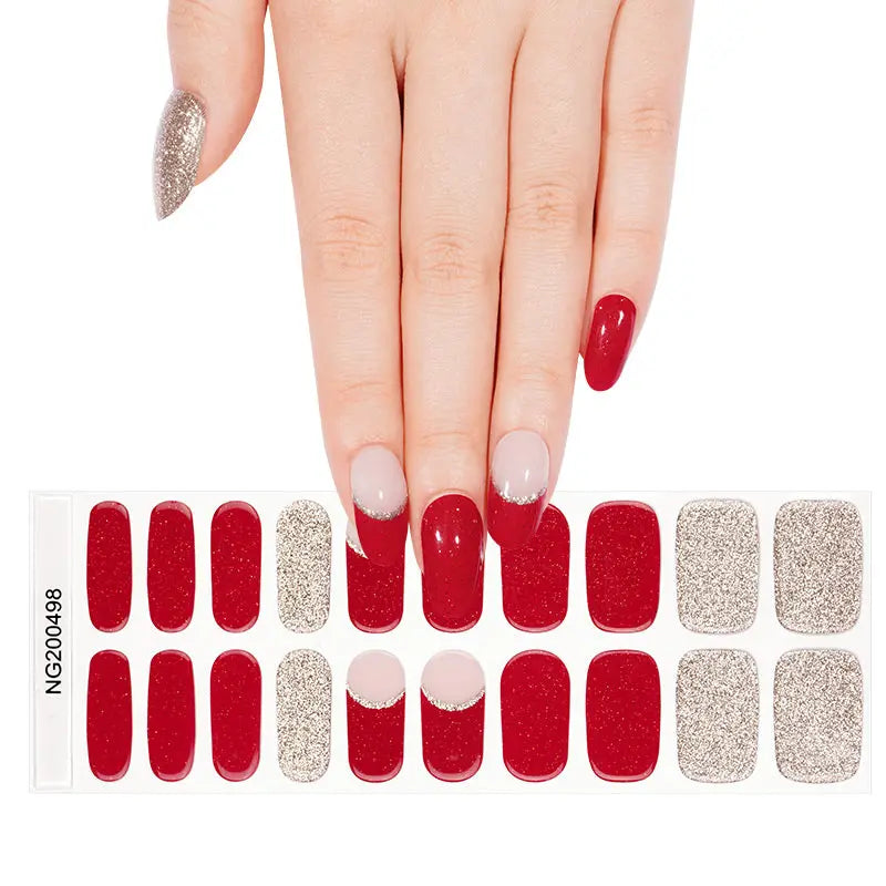 Strip Chinese New Year Sticker — Semi-Cured Gel Nail Wraps
