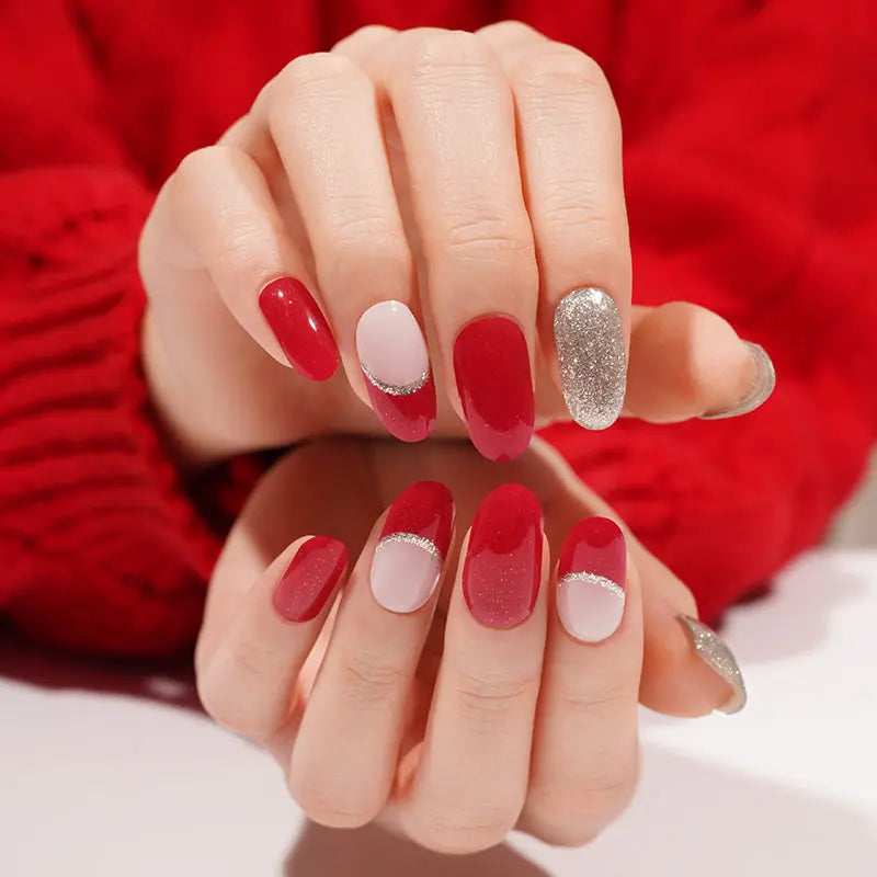 Strip Chinese New Year Sticker — Semi-Cured Gel Nail Wraps