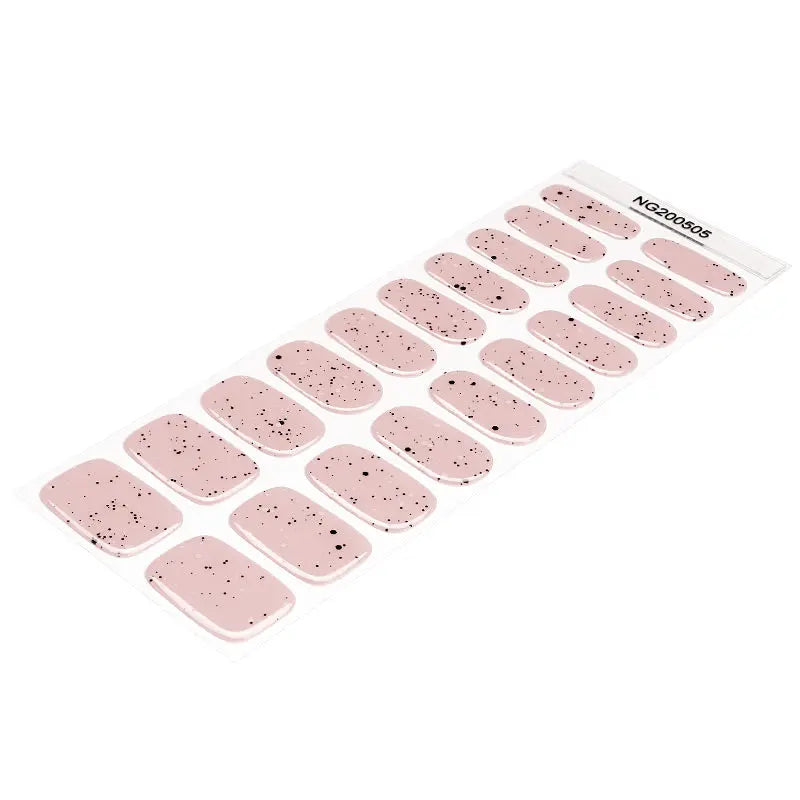 Strip Confetti Sticker — Semi-Cured Gel Nail Wraps