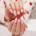 Strip French Love Heart Sticker — Semi-Cured Gel Nail Wraps