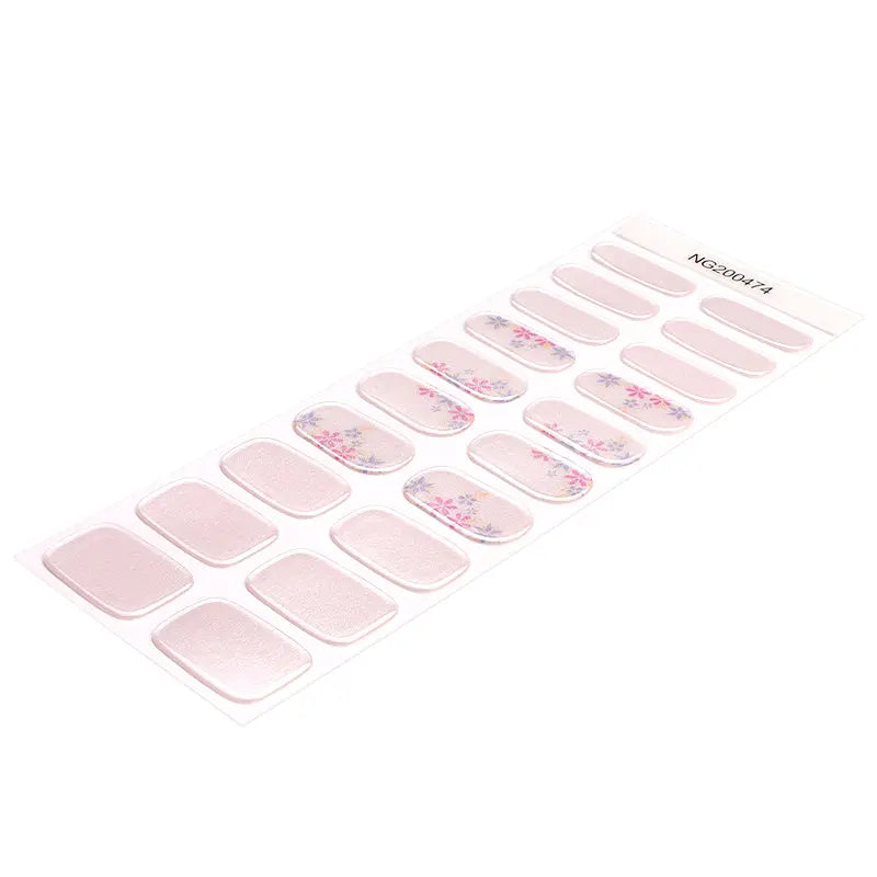Strip Glitter Sticker — Semi-Cured Gel Nail Wraps