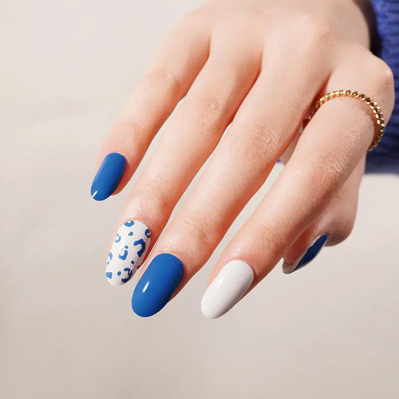 Strip Leopard Sticker — Semi-Cured Gel Nail Wraps