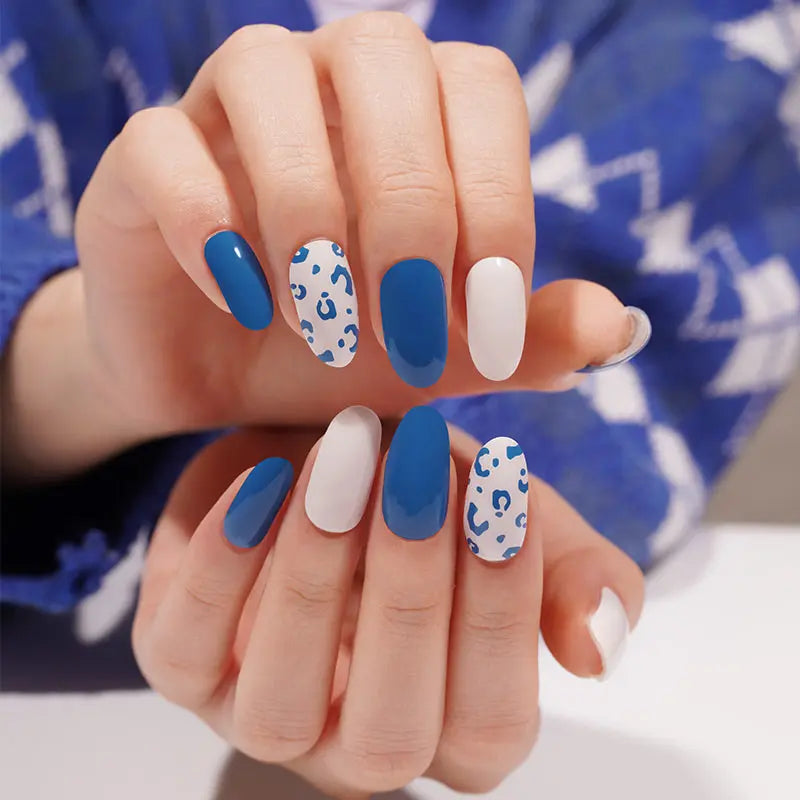 Strip Leopard Sticker — Semi-Cured Gel Nail Wraps