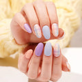 Strip Matte Plaid Sticker — Semi-Cured Gel Nail Wraps