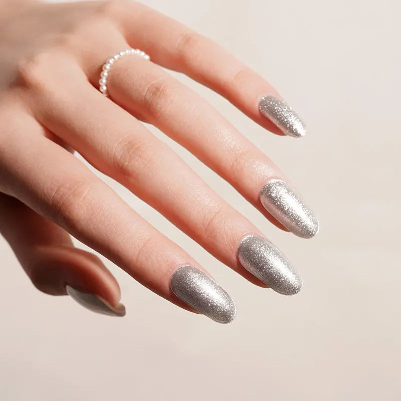 Strip Mirror Glitter Sticker — Semi-Cured Gel Nail Wraps