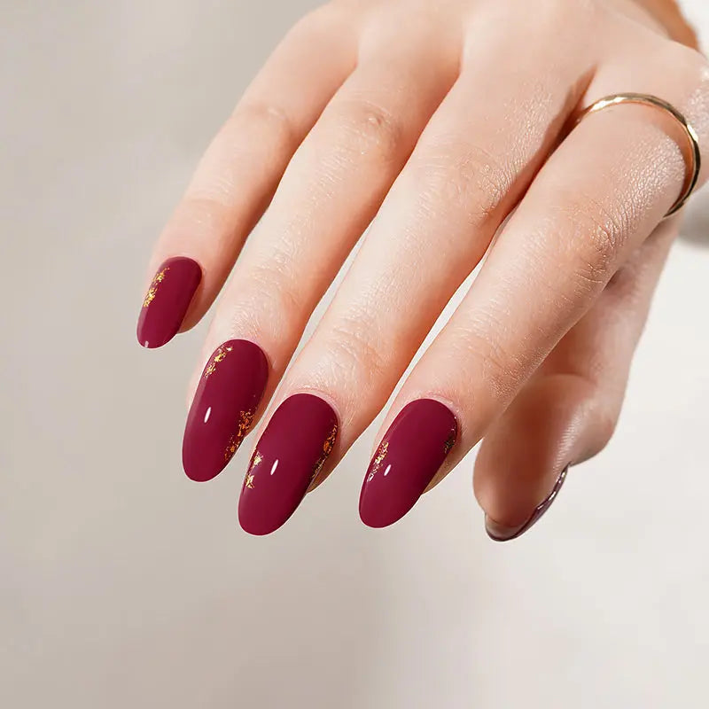 Strip New Year Art Stickers — Semi-Cured Gel Nail Wraps
