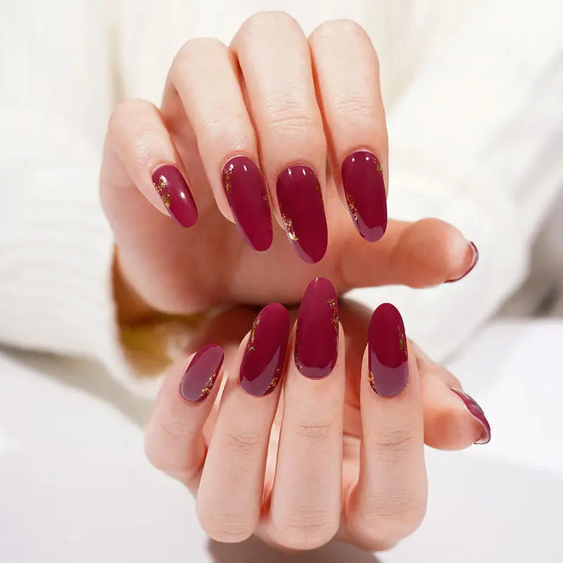 Strip New Year Art Stickers — Semi-Cured Gel Nail Wraps