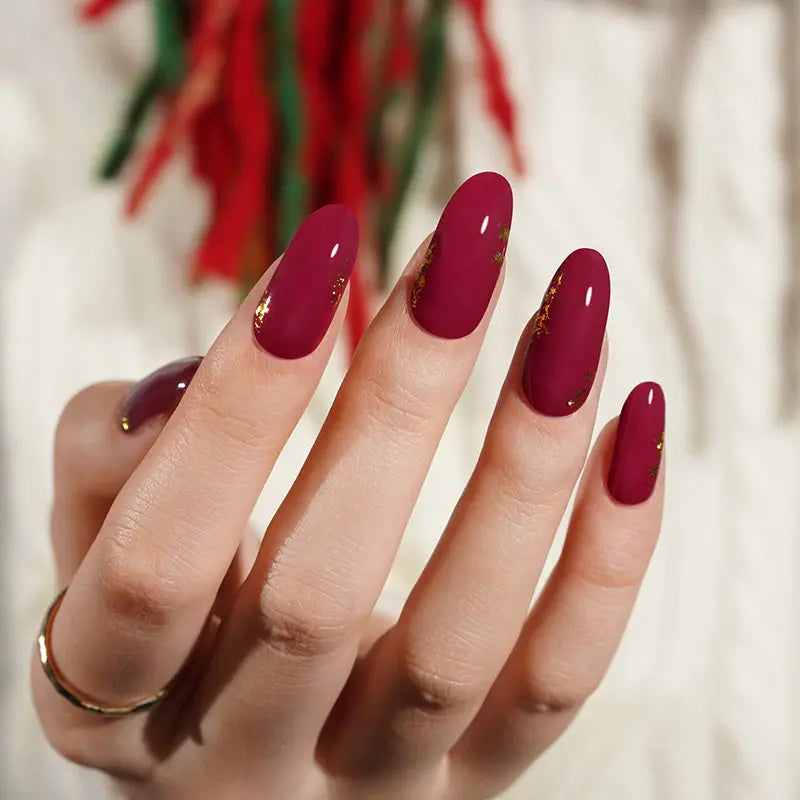 Strip New Year Art Stickers — Semi-Cured Gel Nail Wraps