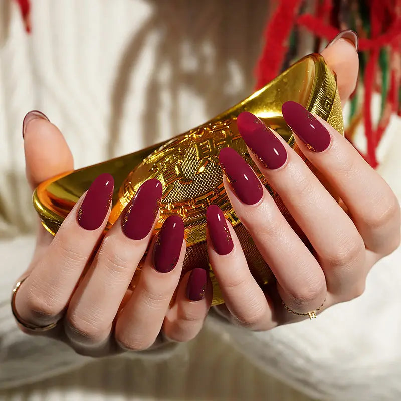 Strip New Year Art Stickers — Semi-Cured Gel Nail Wraps