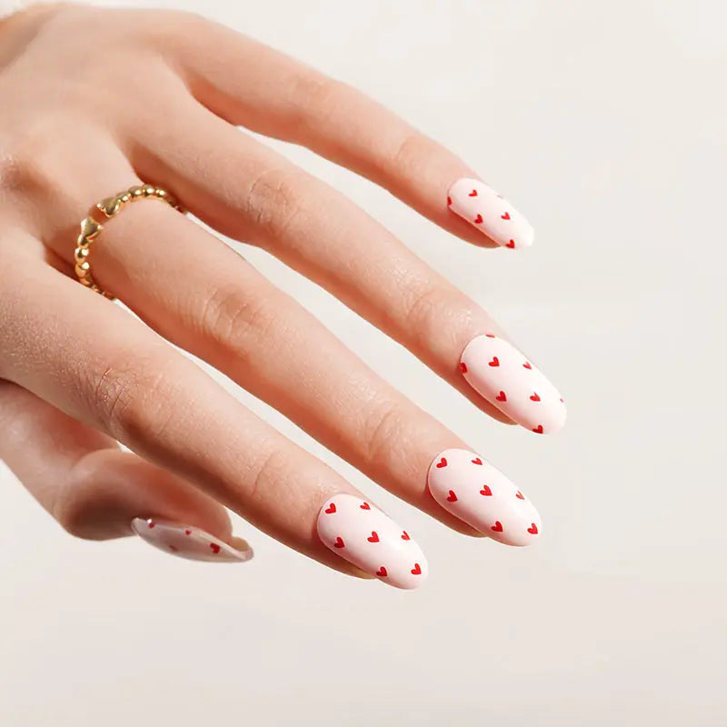 Strip Valentine's Day Sticker — Semi-Cured Gel Nail Wraps