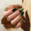 Strip Cat Eye Glitter Gel Sticker — Semi-Cured Gel Nail Wraps
