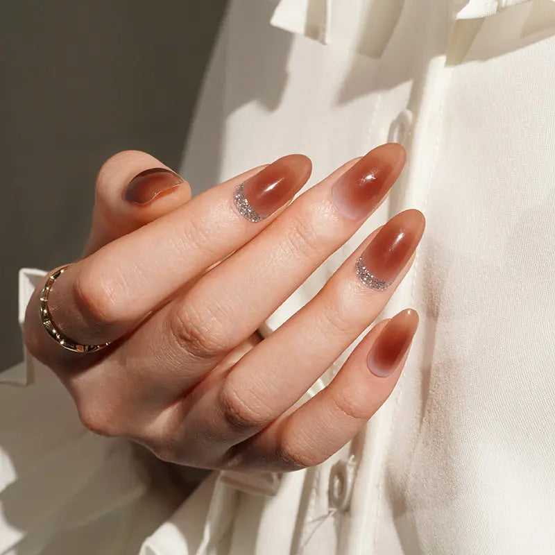 Strip Ombre Gel Sticker — Semi-Cured Gel Nail Wraps