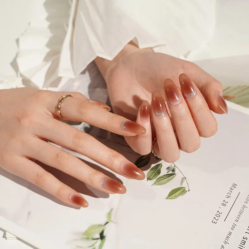 Strip Ombre Gel Sticker — Semi-Cured Gel Nail Wraps
