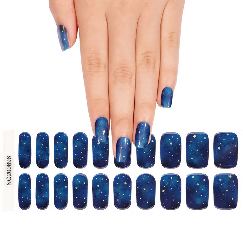 Starry Night Art — Semi-Cured Gel Nail Wraps